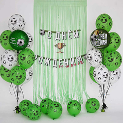 Шар круг "ЧЕМПИОН Футболист" 45 см