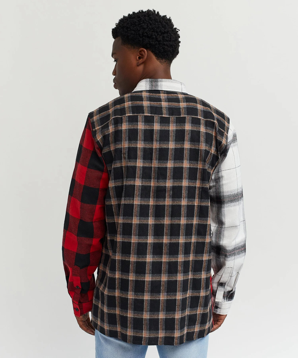 Мужская рубашка REASON Split Checkered Flannel