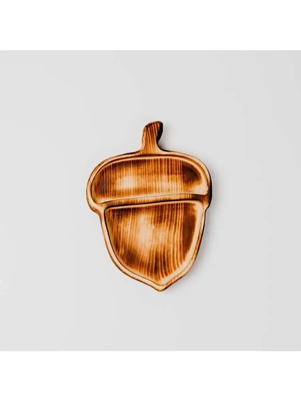 Деревянная менажница "Жёлудь" из кедра