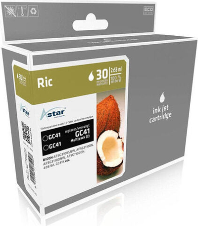 Картридж струйный черный 1 шт Astar AS46141