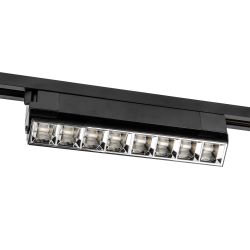 ULB-Q283 20W-4000K BLACK Светильник-прожектор светодиодный трековый. Линейный. 1600 Лм. Белый свет 4000К. Корпус черный. ТМ Volpe