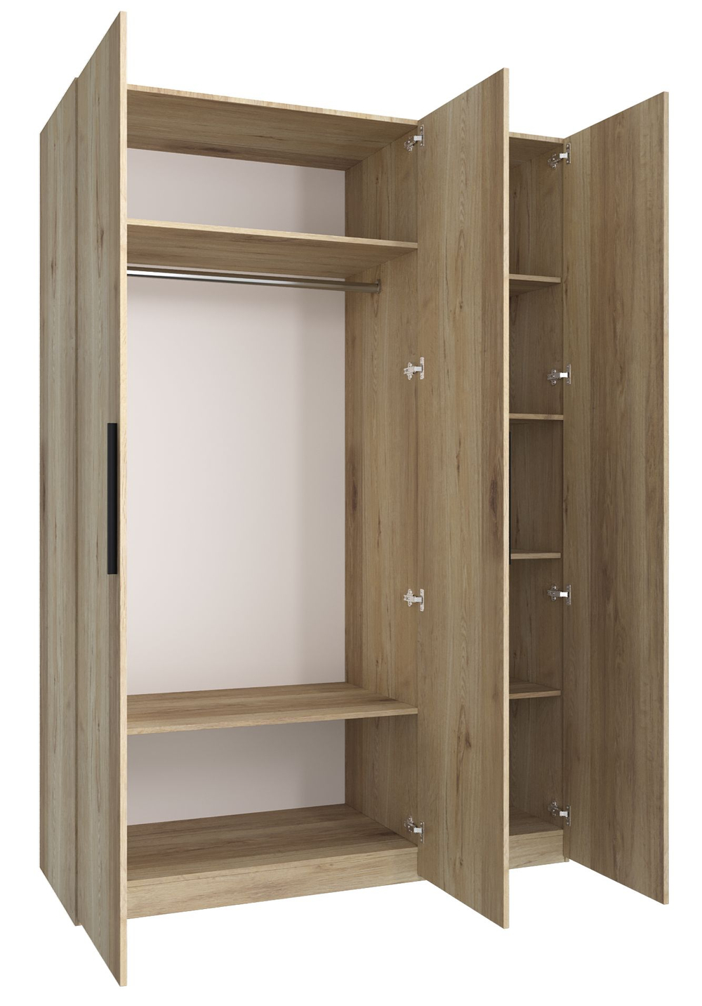Шкаф для одежды, шкаф с зеркалом, Даллас 80-696.2ДК