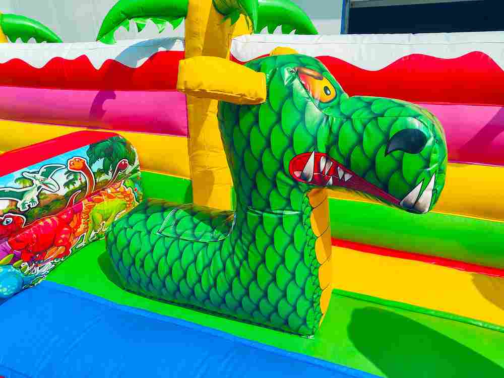 Коммерческий надувной батут «Дракоша и Друзья», 14*7*7 м