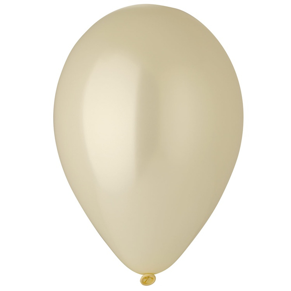 Шар латексный Металлик 25 см (Бежевый)
