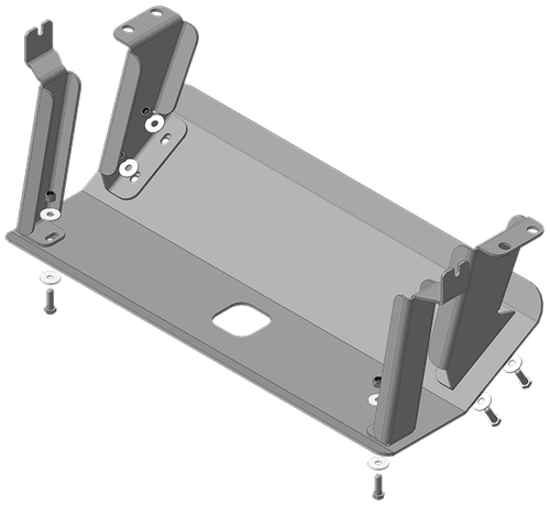 Защита Радиатора. 6 мм, Сталь. для Daewoo Novus 2012-н.в. MOTODOR.20503