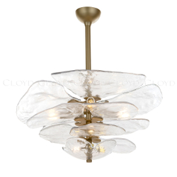 Люстра Cloyd ASPASIA C12 / Ø67 см - латунь светл. (арт.11654)