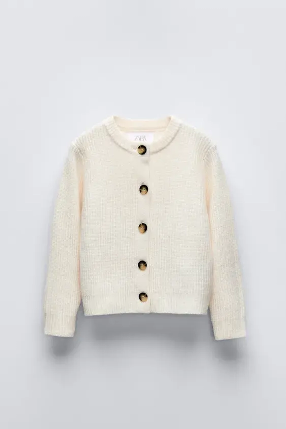 ZARA КАРДИГАН, ЭКРЮ