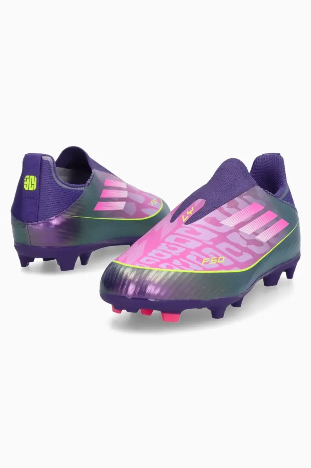 Бутсы adidas F50 League Lamine Yamal LL FG/MG Junior - фиолетовый