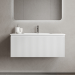 Тумба подвесная Sancos Snob R 1.0 с одним ящиком 995х445х406, Bianco, SNR1.0100W