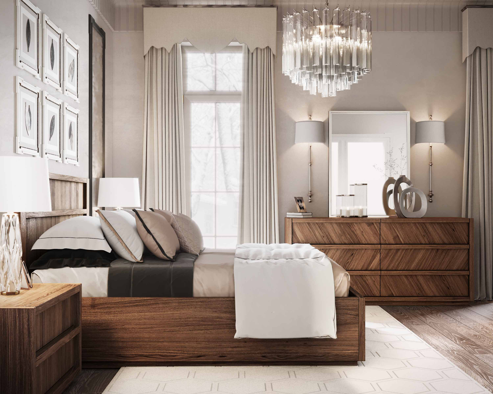 Комод широкий 6 ящиков Brenson