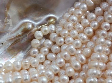 Жемчуг круглый 6,5-8,2мм