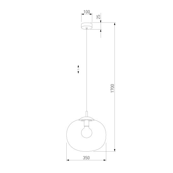 4818/ подвесной светильник /Vibe