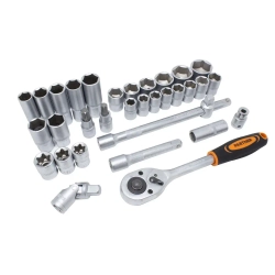 Набор инструментов 216пр. 1/4'', 3/8'', 1/2''(6гр.) Partner PA-38841
