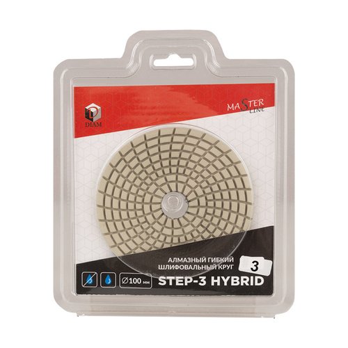 Диск алмазный гибкий DIAM Master Line Hybrid 100*3 мм  #3 шлифовальный