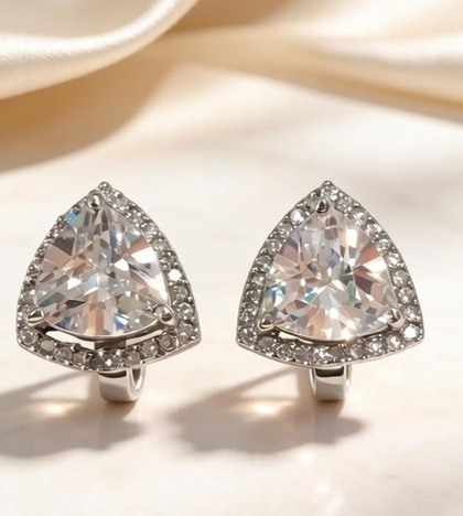 Ювелирные серьги из серебра 925 пробы
