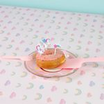 Упаковочная бумага (0,7*1 м) Облачка и радуга, Розовый, 10 шт.