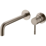 Смеситель для раковины Boheme Uno 465-NB С ВНУТРЕННЕЙ ЧАСТЬЮ nickel brush