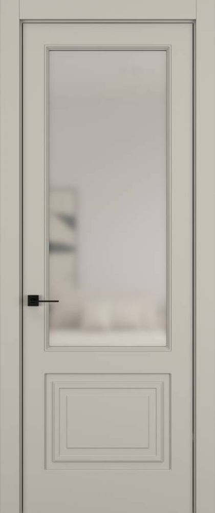 Дверь 02V ELEGANT Матовый Серый шелк