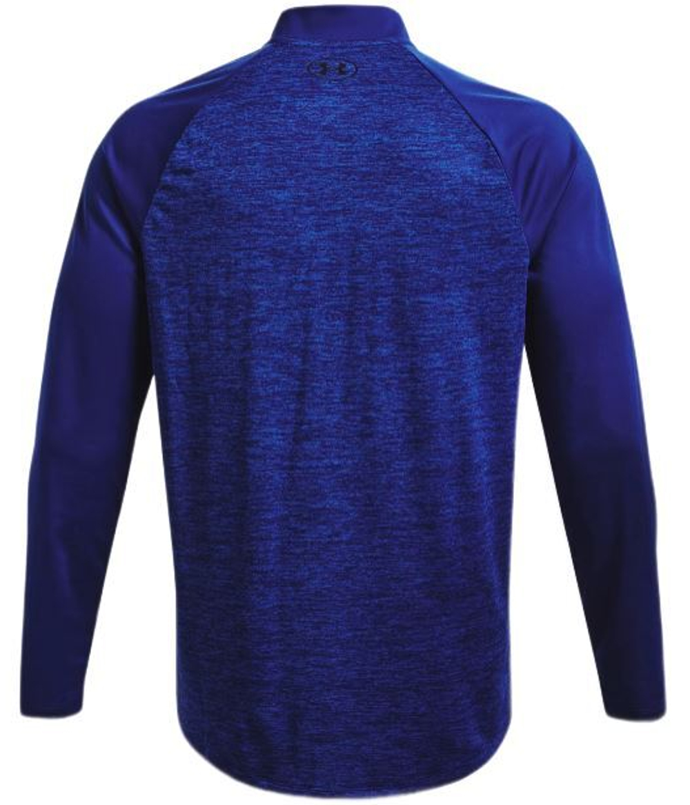 Футболка мужская теннисная теннисная Under Armour Tech 2.0 1/4 Zip - bauhaus blue/black