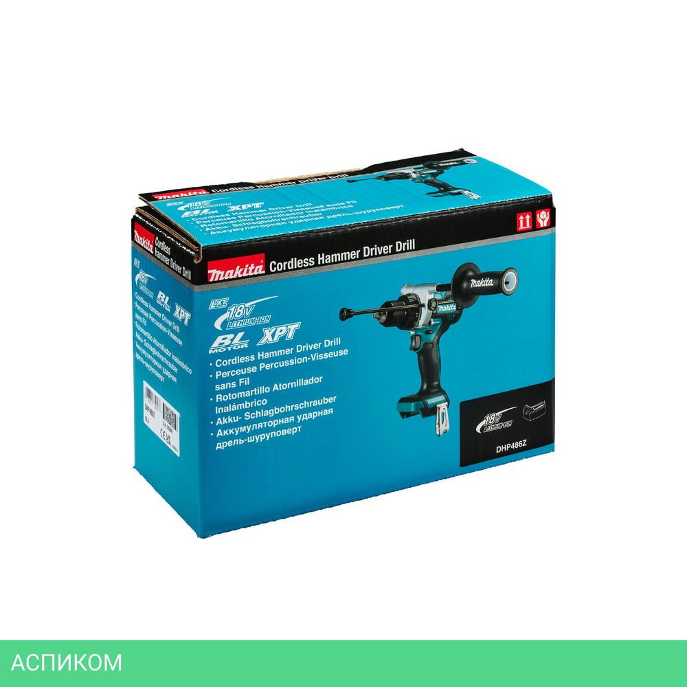 Дрель-шуруповерт Makita DHP486Z