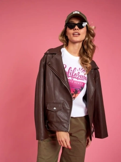 Футболка калифорния california оверсайз белая