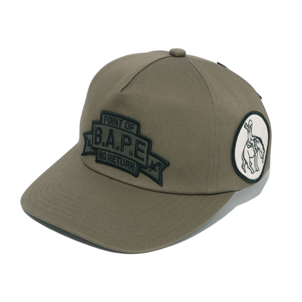 A Bathing Ape Bathing Ape Baseball Кепка All Cotton зеленый