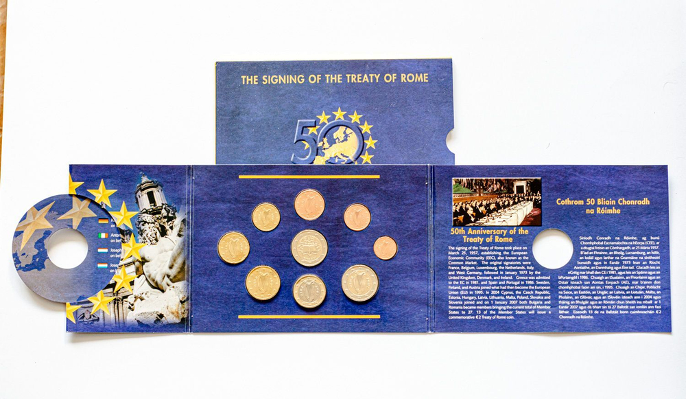 Irland 2007 Year Set "50th Anniversary of Treaty of Rome"