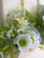 Панно на стену для интерьера "Окно с цветами"