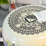 Кастрюля 4л "Фиалка" слоновая кость