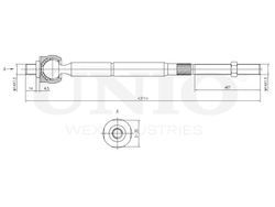 Тяга рулевая UNIO SSP-30088