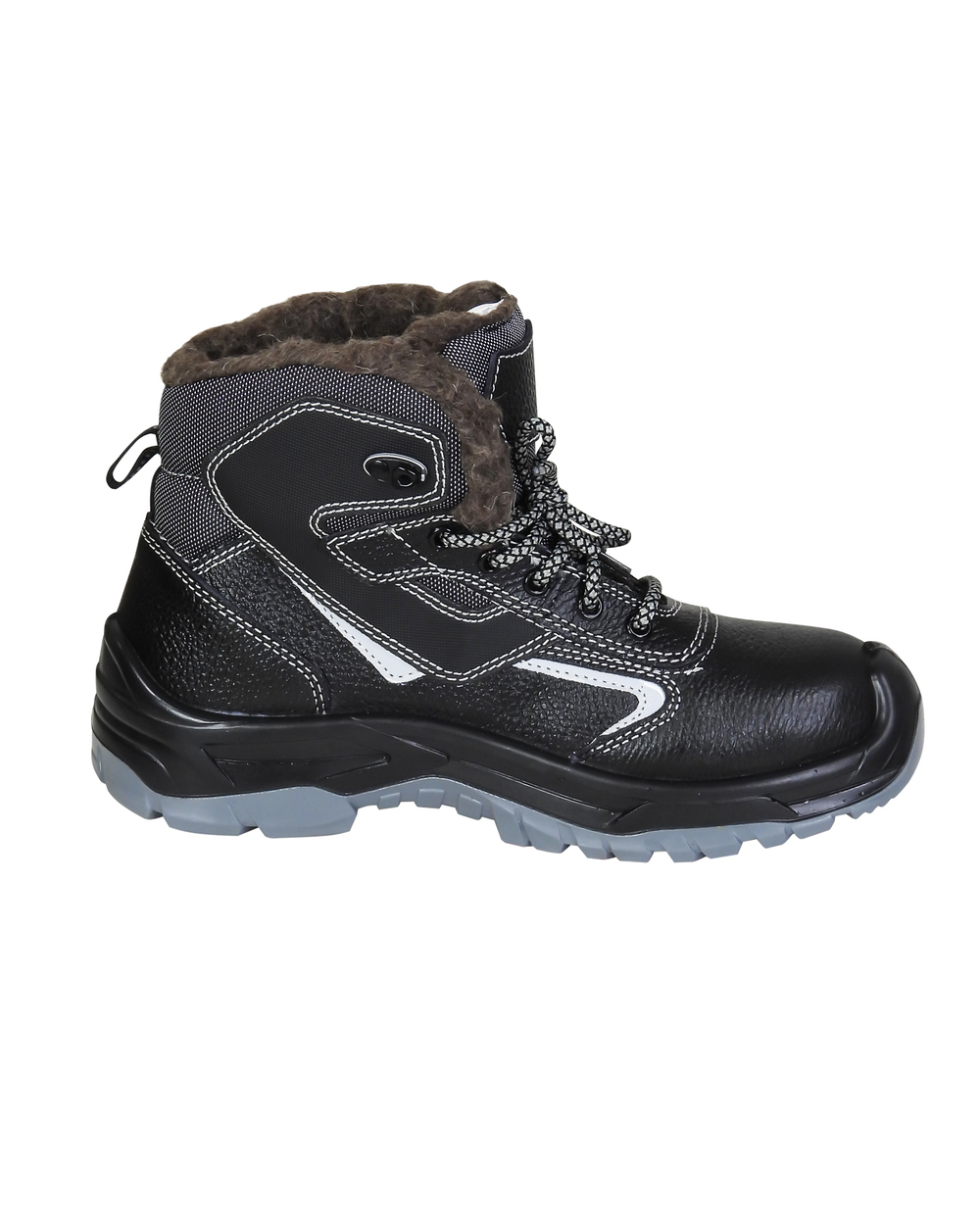 Ботинки SAVЁL-ДЖЕТ-ЗИМА кожа, шерстин, МП МС, ПУ-ТПУ