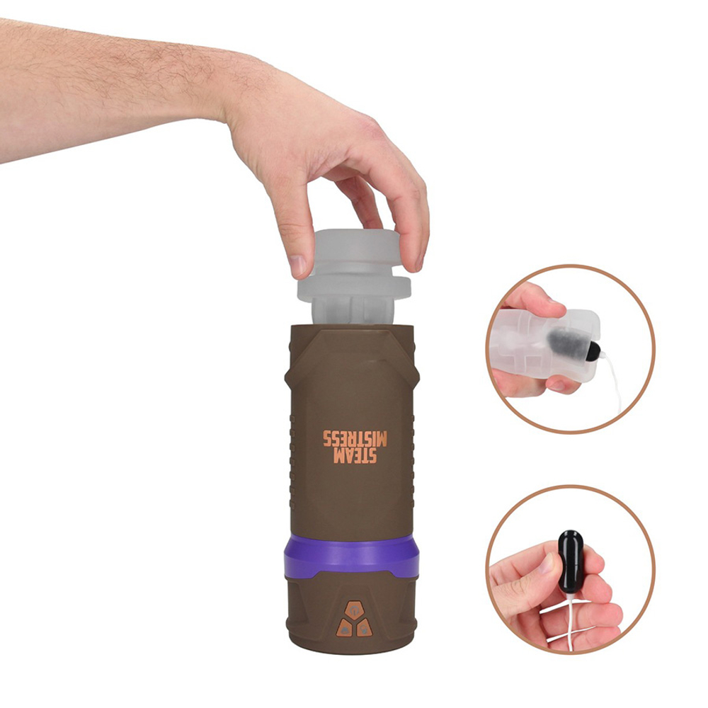 Интерактивный вибромастурбатор с функцией вакуума и сжатия Паровая госпожа Мисти Masturs Misty Steam Mistress Multi Function Masturbator