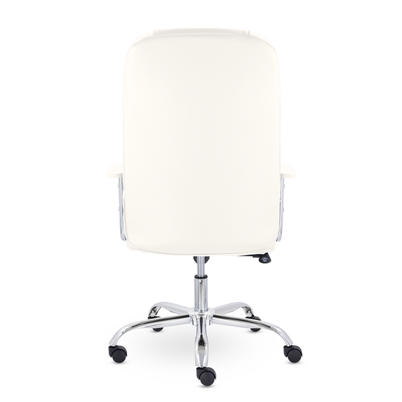 Кресло СН-277 Бостон В Айс хром S-0402 (белый)