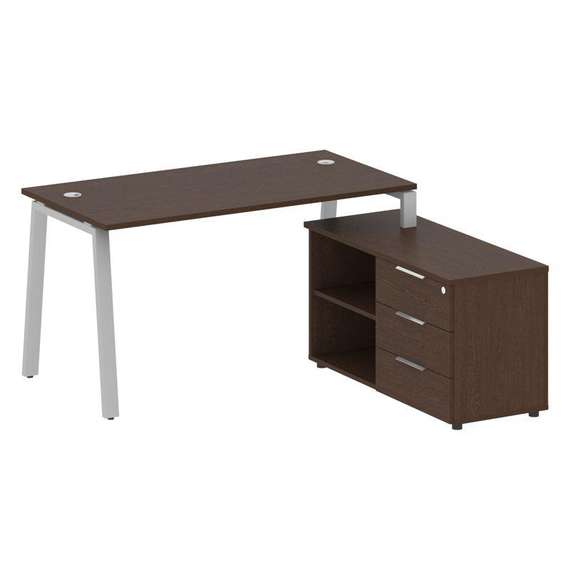 Метал Систем Рабочая станция с тумбой на А-образном м/к БА.РС-СТС-2.3 (R)