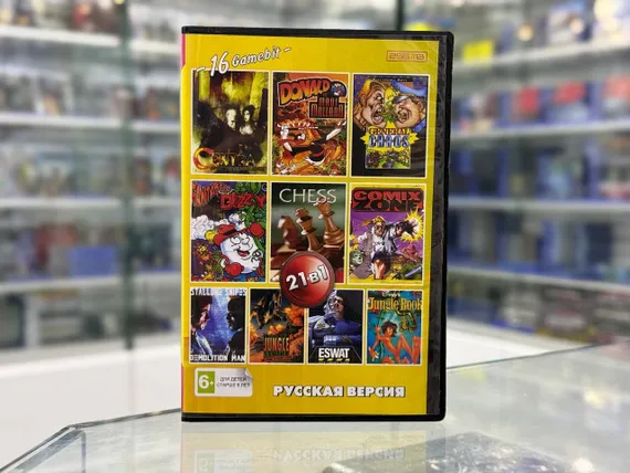 Картридж 16-Bit - 21в1 DONALD/JUNGLE BOOK /COMIXE ZONE/TOM &amp; JERRY+…