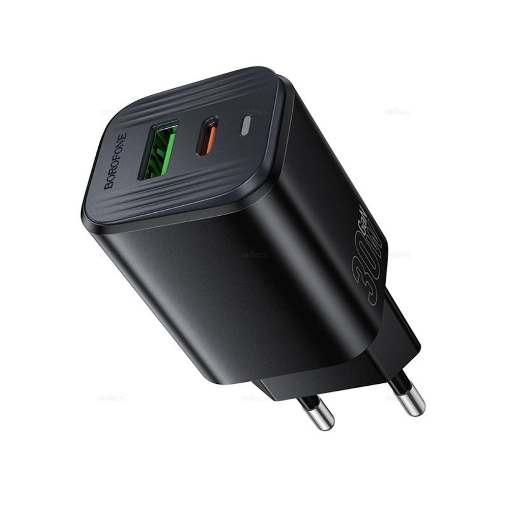 Borofone BAS85A Star PD30W+QC3.0 зарядное устройство (black)