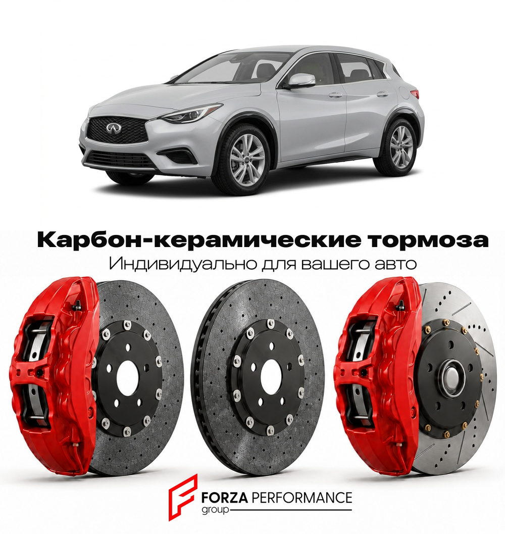 Карбон-керамическая тормозная система для Infiniti Q30 I H15 2015-2019 Инфинити