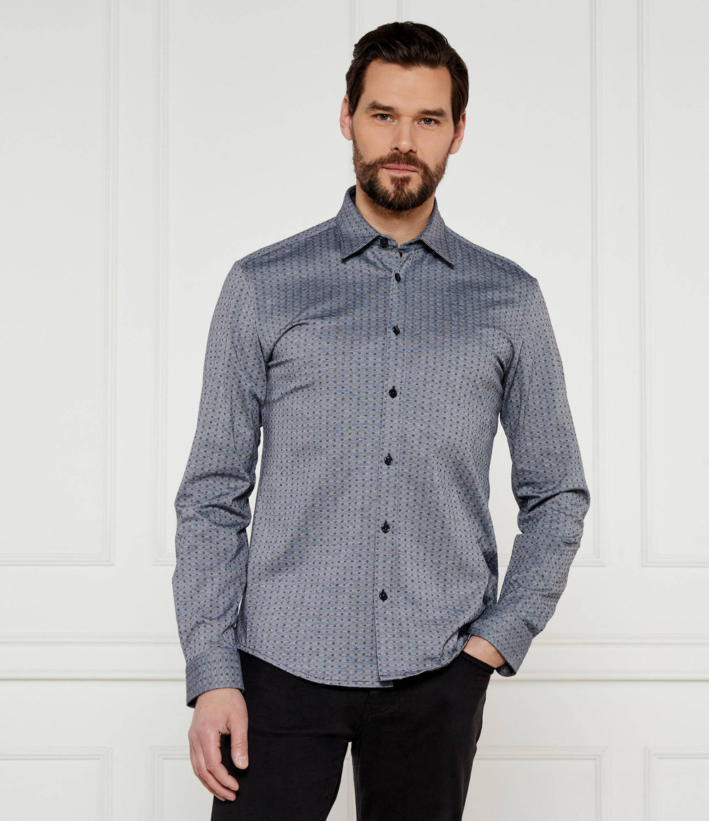 Рубашка C-ROAN-kent-C1-243 BOSS BLACK - темно-синий(50533889)