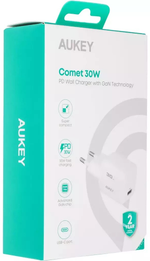 Зарядное устройство Aukey Comet Mini 30Вт USB Type-C PA-C1 USB Type-C белый