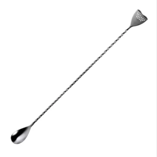 Барная ложка-стрейнер Birdy 40 см черная