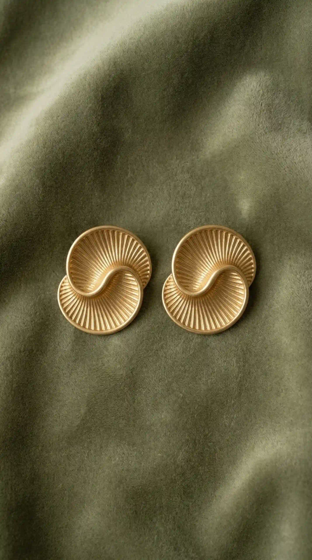 Серьги Винт, Золотые