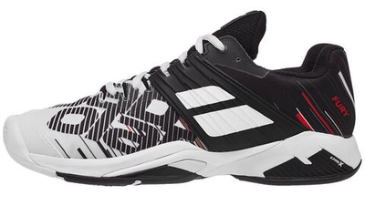 Мужские кроссовки теннисные Babolat Propulse Fury AC Men - white/black