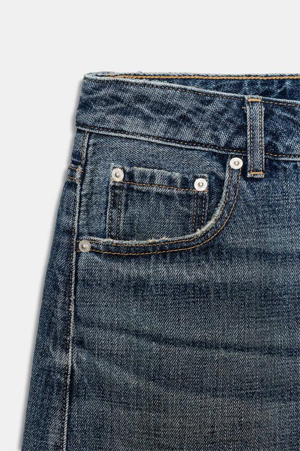 ZARA ДЖИНСЫ TRF BAGGY BALLOON СО СРЕДНЕЙ ПОСАДКОЙ, ВЫЦВЕТШИЙ СИНИЙ