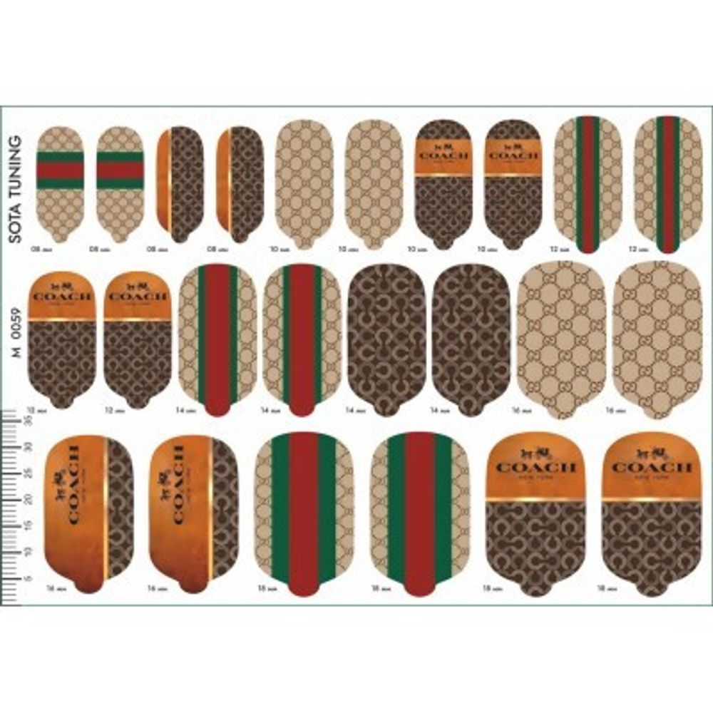 Sota Пленки для дизайна ногтей, маникюра М0028