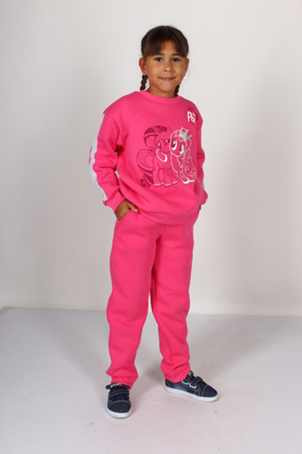 Л3314-7761 теплый розовый костюм детский Basia.
