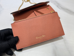 Christian Dior Long Saddle Wallet with Chain