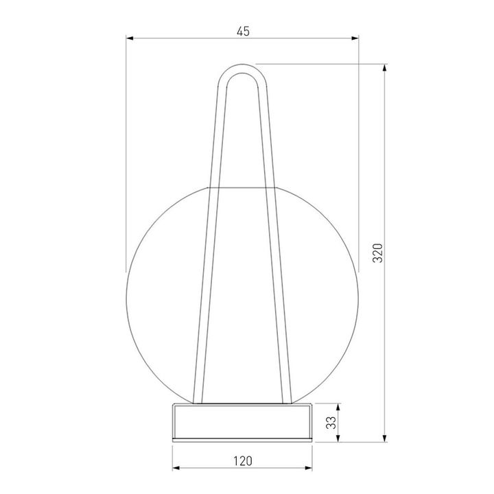 Настольная лампа Eurosvet Frasco 80507/1 латунь
