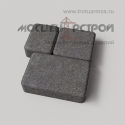 Тротуарная плитка Старый Город 180/120/90х120х40