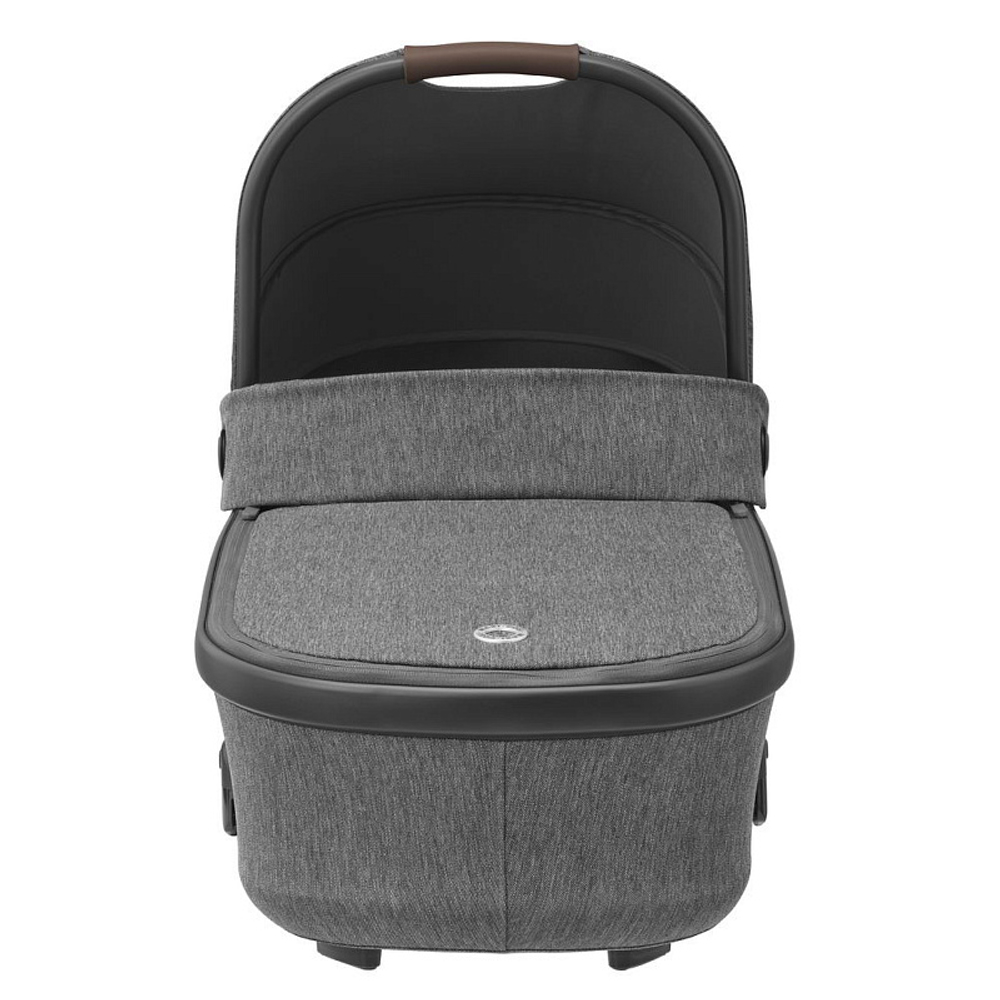 Детская коляска Maxi-Cosi Leona² Oria 3 в 1 с автокреслом CabrioFix Essential graphite 1204390110 Twillic Black/1507029110 Select Grey