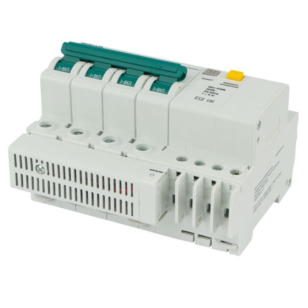 Выключатель автоматический дифференциального тока четырехполюсный C 32А 30мА 6кА тип АС DEKraft